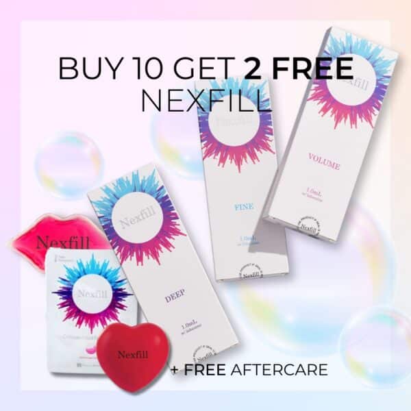 Buy 10 Get 2 FREE Nexfill + FREE Aftercare