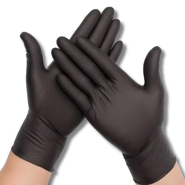 Disposable Nitrile Gloves – Black