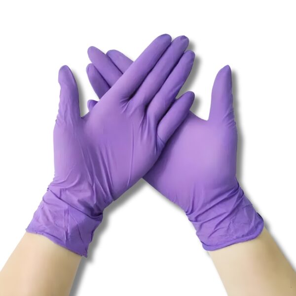 Disposable Nitrile Gloves – Purple