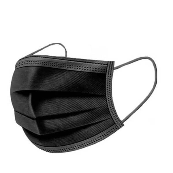 Medical Masks (Black – 50 Pack)