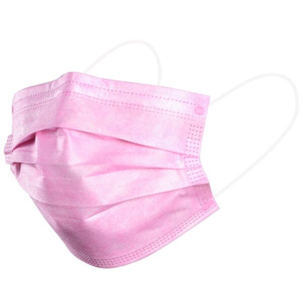 Medical Masks (Pink – 50 Pack)