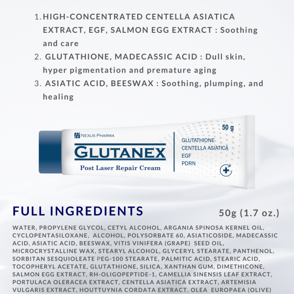 Glutanex Post Laser Repair Cream - Image 3